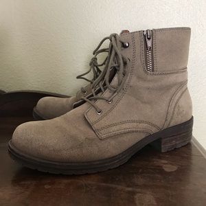 Olive Green Combat Boots